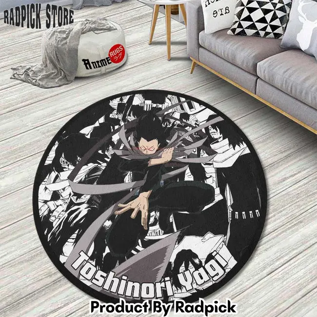 Shota aizawa manga mix round rug custom my hero academia anime circle carpet  rp0000597